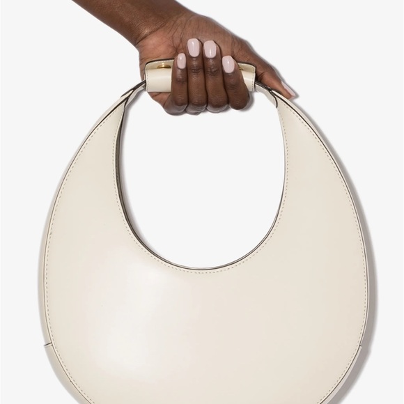 STAUD Off-White Leather Tote - Picture 6 of 7